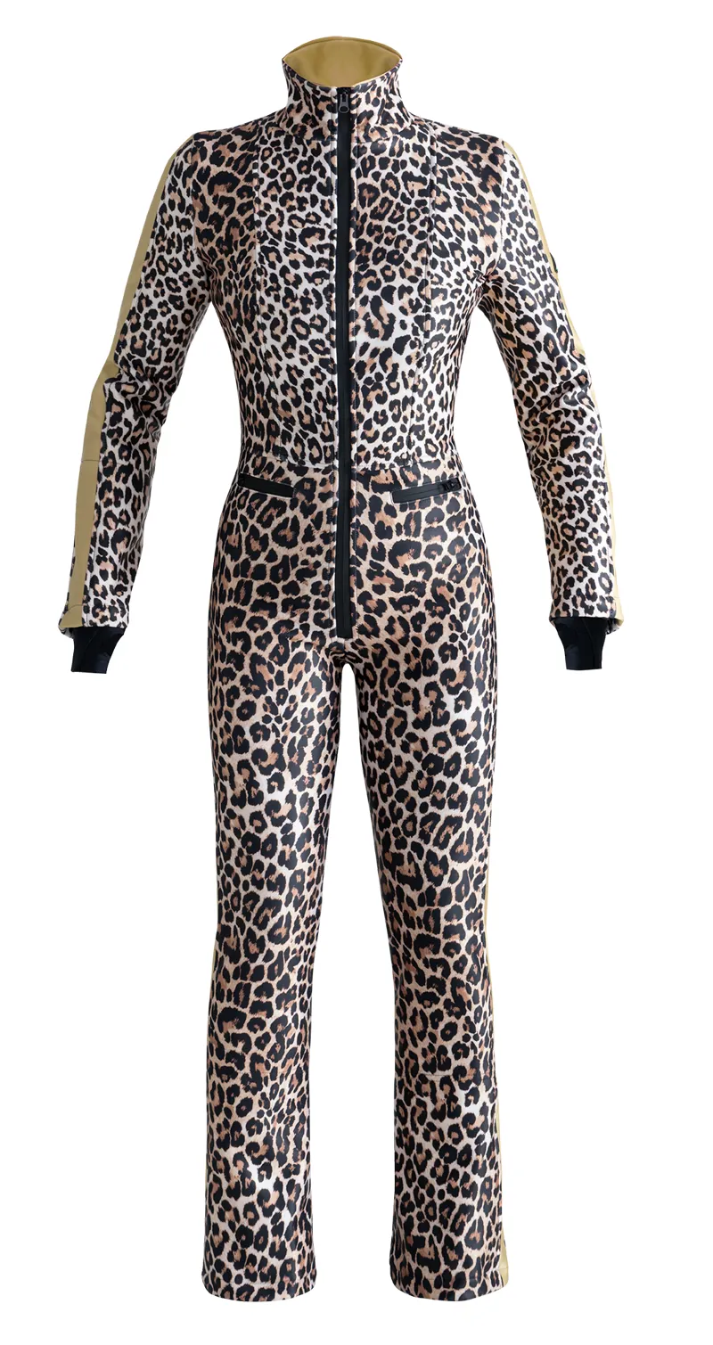 2023 Tonini Angela Womens ski suit leopard/gold